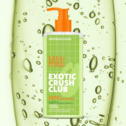 #PistachioHugs Odżywczy nutri-żel pod prysznic + kofeina + guarana