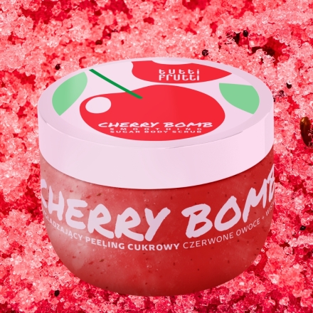 #CherryBomb Wygładzający peeling cukrowy