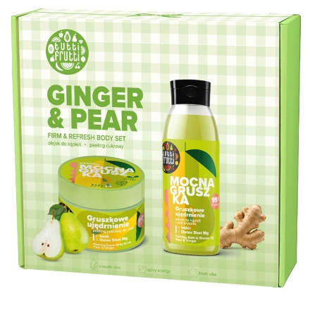 Zestaw Tutti Frutti gruszka pielęgnacja ciała (olejek+peeling)